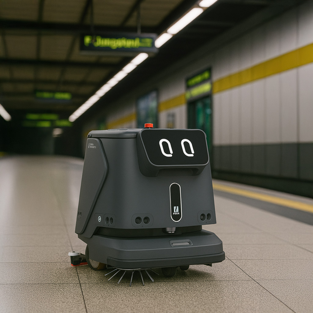 Robot de nettoyage transports publics Robot de nettoyage transports publics